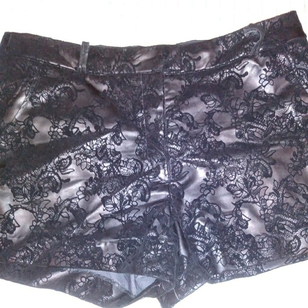 Black dress shorts